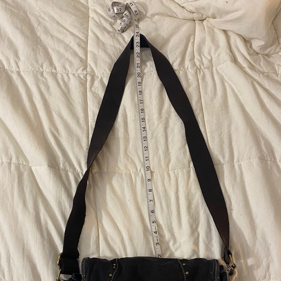 Fossil Black Crossbody Bag with Stud Accents - Picture 4 of 4